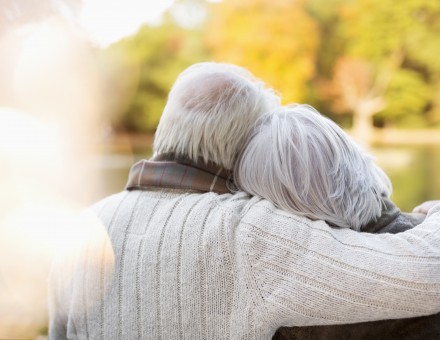 Older couple downsizing