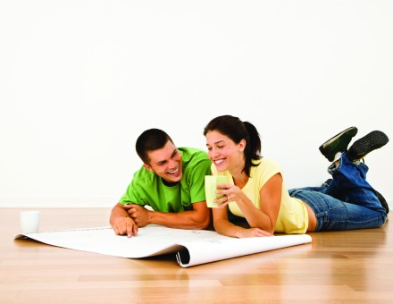 Couple making plans