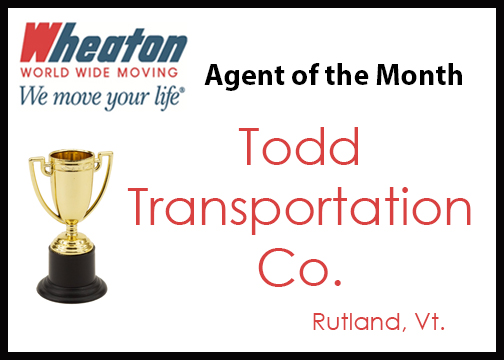 Todd Transportations - Agent of the Month
