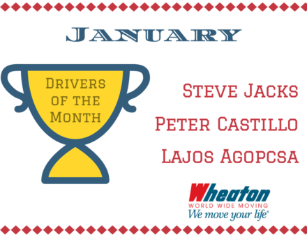 wheaton drivers of the month graphic