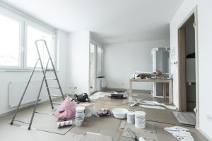 renovating after moving company leaves
