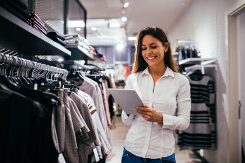 woman in store