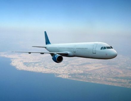 airplane flying in the sky