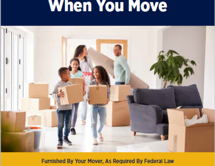 US Department of Transportation guide to rights and responsibilities when you move.