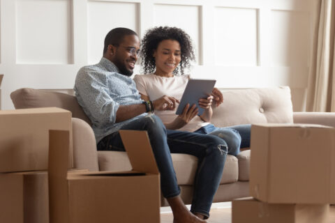 Couple on a tablet.