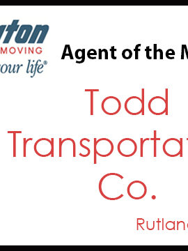 Todd Transportations - Agent of the Month