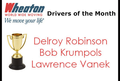 Wheaton Drivers of the Month - January 16