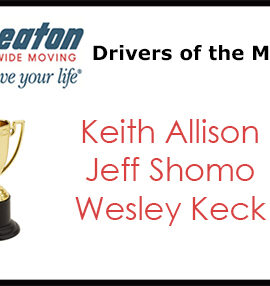 Wheaton June 2017 Drivers of the Month - June 2017