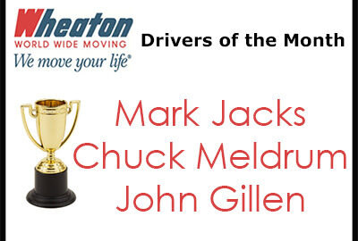 Wheaton Drivers of the Month - March 2016