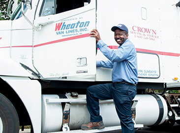 Wheaton driven getting into their truck