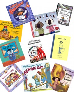 A picture of various children's books.