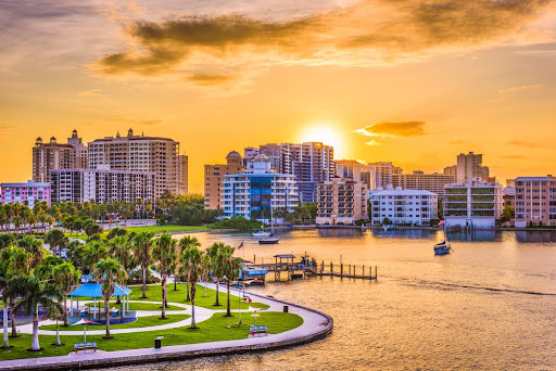 Sarasota Florida skyline.