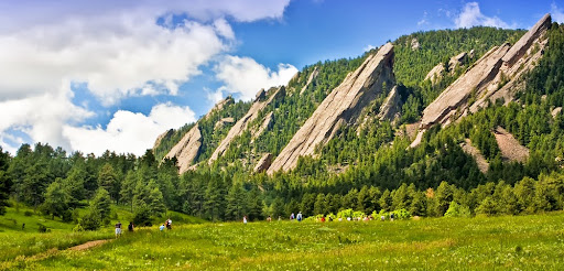 Mountains in Boulder Colorado.