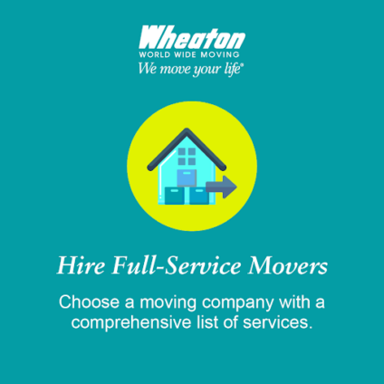 Full-service movers graphic.
