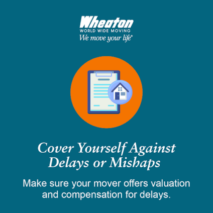 Cover yourself against delays or mishaps graphic.