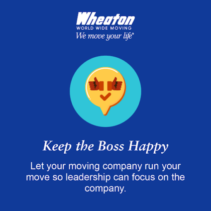 Keep the boss happy graphic.